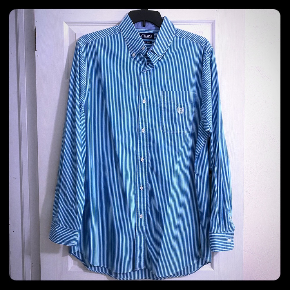 💜5/$20   NWT Chaps button up - LARGE TALL!!